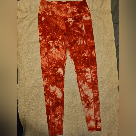 Constantly Varied Gear Red Dye Hard Full Length Leggings, Small - Picture 3 of 3